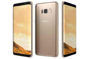 S8 plus dual sim 64gb dorado con detalle usado