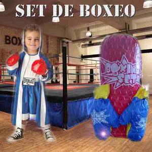 Set De Boxeo Infantil C/ Guantes Y Bolsa Jugar