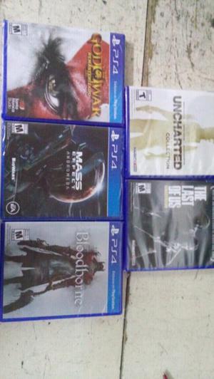 VENDO JUEGOS NUEVOS SELLADOS PS4