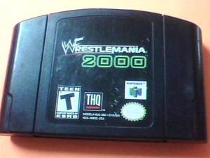 Wrestlemania 2000 N64 Original Ntsc 1-4 Players