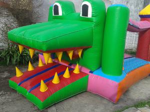 vendo castillo inflable de cocodrillo 3x4.50