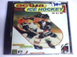 Actua Ice Hockey 2 Ps1 Y Ps2 Disco Plateado