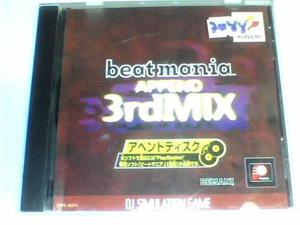 Beat Mania Append 3rd Mix P/ Ps1 Y Ps2 Chipeada Disco Platea