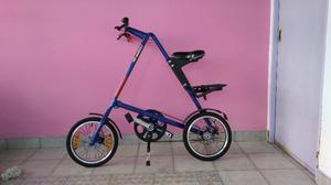 Bicicleta plegable de aluminio doble freno a disco