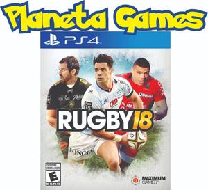 Rugby 18 Playstation Ps4 Fisicos Caja Cerrada