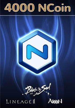 Tarjeta 4000 Ncoin Ncsoft Aion Lineage Blade&soul Oferta