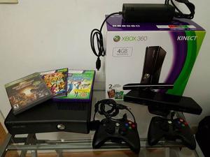 Xbox gb + Kinect + 2 Joysticks Originales + Juegos Caja