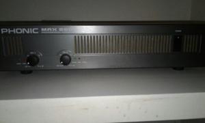 Amplificador de Potencia (Phonic Max 860 Plus) + Bafles de