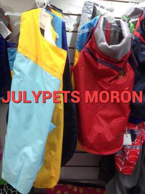 Capas Impermeable Perros Grandes Con Polar Moron Julypetsmor