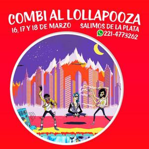 Combi de La Plata al Lollapalooza