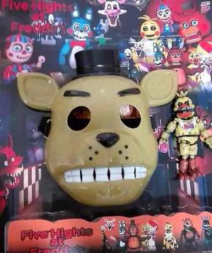 Five Nights At Freddy Muñeco 15 Cm Articulado Luz Y Mascara