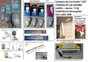 LAMPARA LED DE ESCRITORIO LUZ DE EMERGENCIA BAJO CONSUMO