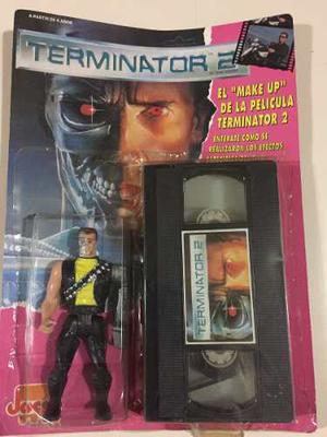 Muñeco Terminator 2 En Blister Cerrado Con Vhs Jretro