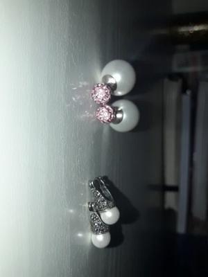 PAR DE AROS SIN USO PLATA