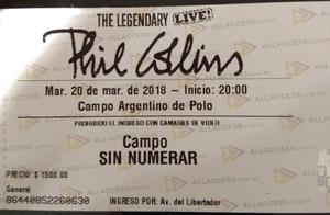 Phil Collins Buenos Aires