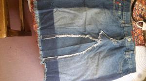 Pollera de jeans