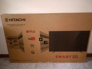 Tv smart 4k hitachi 55"