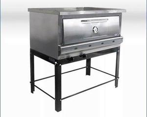 horno pizzero 12 moldes acero inox. c/ base linea pesada