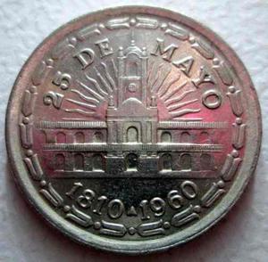 Argentina 1 Peso  - Conmemorativa - Variante Cj#