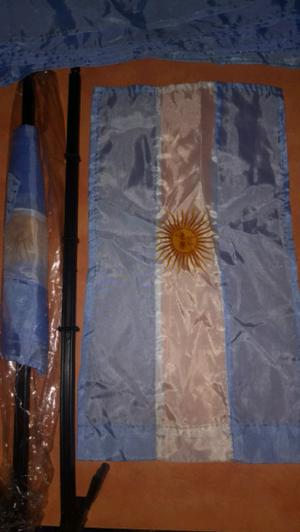 Bandera Argentina con mástil para autos