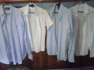 Combo 4 camisas + 2 corbatas (Polo Ralph Lauren y Cacharel)