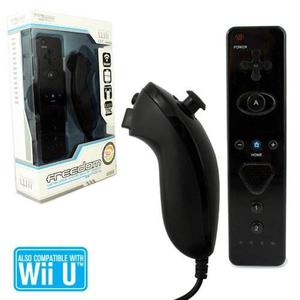 Control De Nintendo Wii Paquete Remote Y Nunchuck - Negro