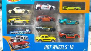Hot Wheels Lote 10 Autitos Modelos  Mattel 1:64