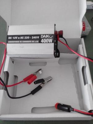 Inversor cargador de corriente para auto 400w muy poco uso!