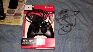 Jostick Xbox 360 Original + Kit Carga Y Juega +receptor Pc