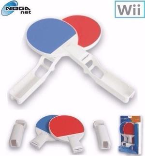 Kit Accesorios Nintendo Wii Paleta Ping Pong+gladiador+pesca