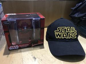 Nave Tie Figther De Metal Y Gorra De Stars Wars