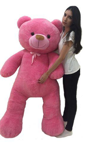 Osos De Peluche Gigantes 130 Cm Corazón Bordado Envío