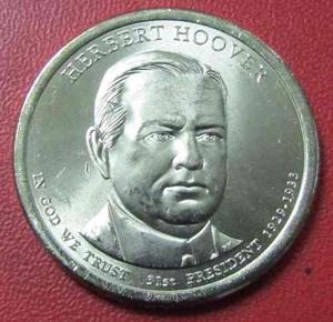 Usa Moneda Presidential Dollars 1 Dollar P  Unc H Hoover