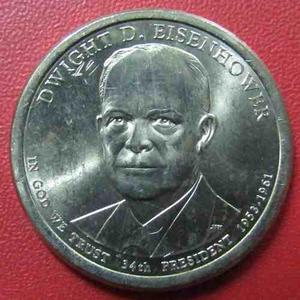 Usa Presidential Dollars 1 Dollar P  Unc Eisenhower