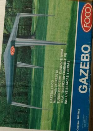 VENDO GAZEBO MARCA FOCO NUEVO.