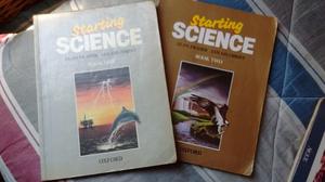 Vendo 2 libros Starting Science Book one & Book two.