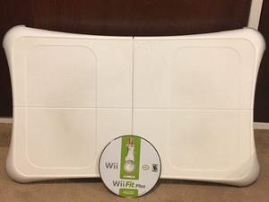 Wii Balance + Cd De Wii Fit Plus.