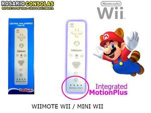 Wii Mote Holigans + Motion Plus Integrado Wii / Mini Wii