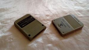 2 Memory Card Playstation 1 Originales (japonesas)