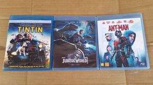 3 BLURAY USADOS