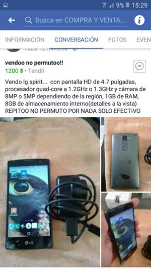 Celular LG 8 gb personal