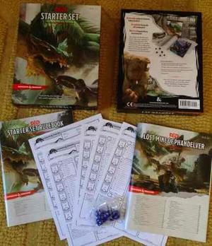 D&d Dungeons And Dragons Starter Box Set 5 Ed!