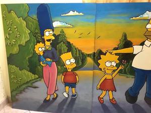 Mural Los Simpsons