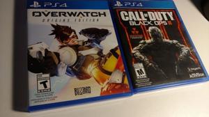 Overwatch y Call of Duty Black Ops 3 - Fisico Ps4 -