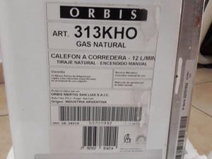 Vendo calefon orbis 12 L