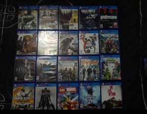 Vendo juegos de ps4