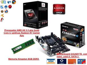 kit de renovacion AMD A8, ideal juegos