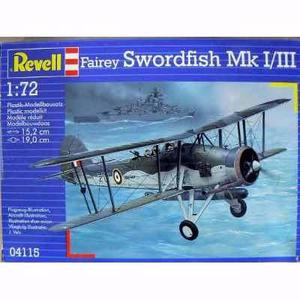 Avion Revell P/armar Fairey Swordfish 1/72 Kit 