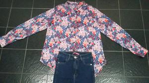 CAMISA ESTAMPADA MUJER