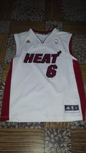 Camiseta de LeBron James- Mlami Heat original Adidas